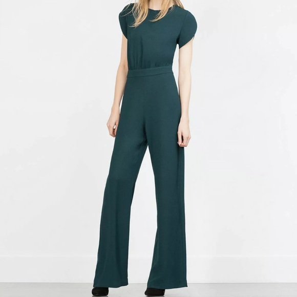 Emerald Dark Green Zara Jumpsuit - Picture 6 of 6